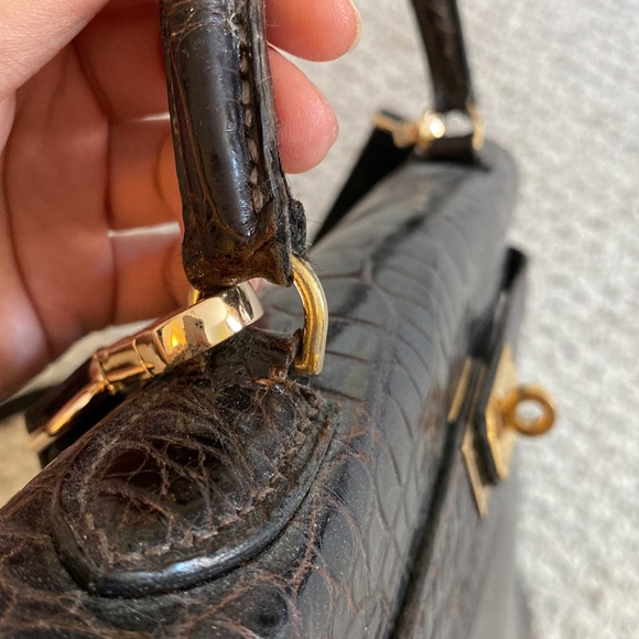 Hermes Kelly 35 crocodile - Picture 14 of 17